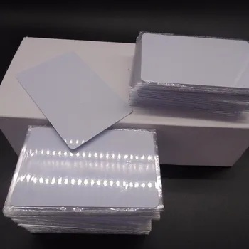 

1000pcs/lot Mi-fare1k s50 13.56MHZ F08 IC NFC Tag White Card Access control DHL Free shipping