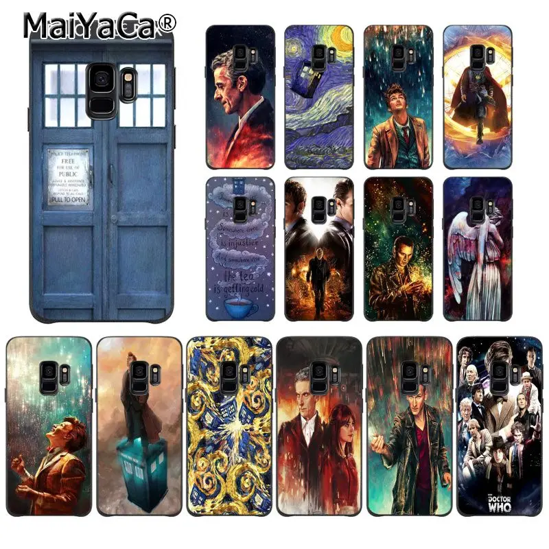 MaiYaCa Tardis Doctor Dr Who полицейский чехол для телефона Samsung Galaxy S20 S9 plus S7 edge S6 S10Plus S10lite S10E S8