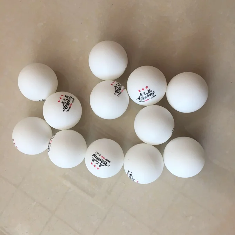 عالية الجودة 12 أجزاء 3 نجوم 3 جرام 40 ملليمتر + تنس الطاولة الأبيض بينغ بونغ كرات دائم للمنافسة تنس الطاولة الكرة