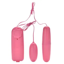 Adult Pink Jump Egg Vibrator Double Vibrating Jump Eggs Vibrator Massager Dot Bullet For Women Sex Products