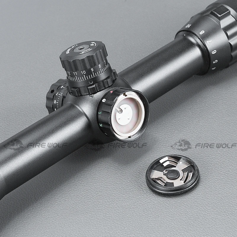 LEAPERS 6-24X50 Riflescope тактический оптический прицел красный зеленый и синий точечный прицел с подсветкой для охоты