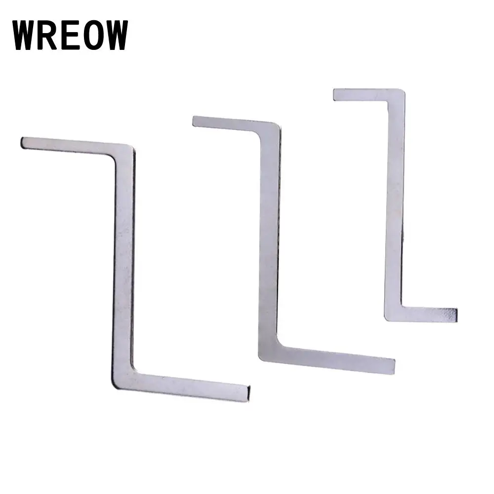 Hand Tool 5Pcs Locksmith Wrench Tackle Locksmith Tools Double Row Tension Tools Stainless Stell Lock Pick Tools