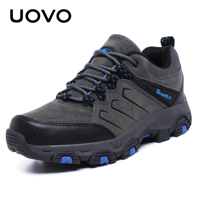 Men Shoes Autumn Winter 2018 UOVO Comfortable Outdoor Shoes Lace up And