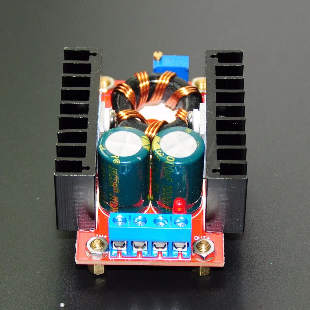 

150W DC-DC Boost Converter DC DC Step Up Adapter Module Adjustable Power Supply Voltage Regulator 6A 10-32V to 12-35V Step-up