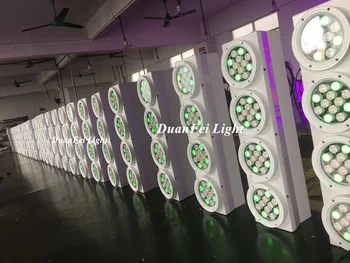 

12pieces rgb wash led par white bar led wall washer 48x3w hight bright dmx washer led flood light for wedding part decoration