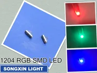 3000PCS FREE SHIPPING 3216 3010 3016 1206 Right Angle Side View RGB 1204 RGB Clear Ultra Bright SMD LED Indication