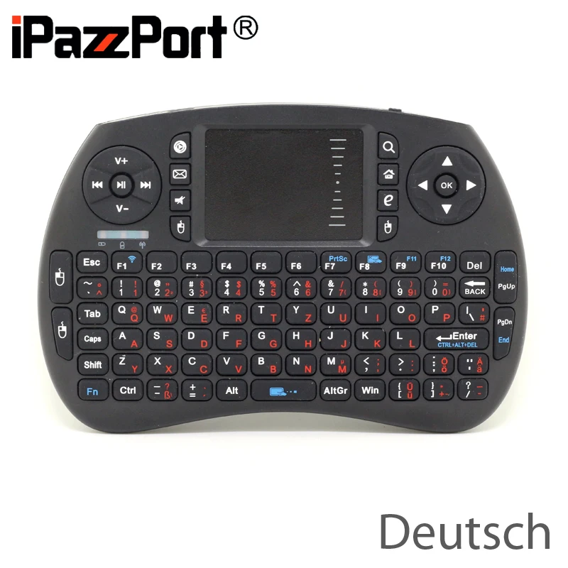 Free Shipping iPazzPort KP 810 21S font b Mini b font 2 4G Wireless German