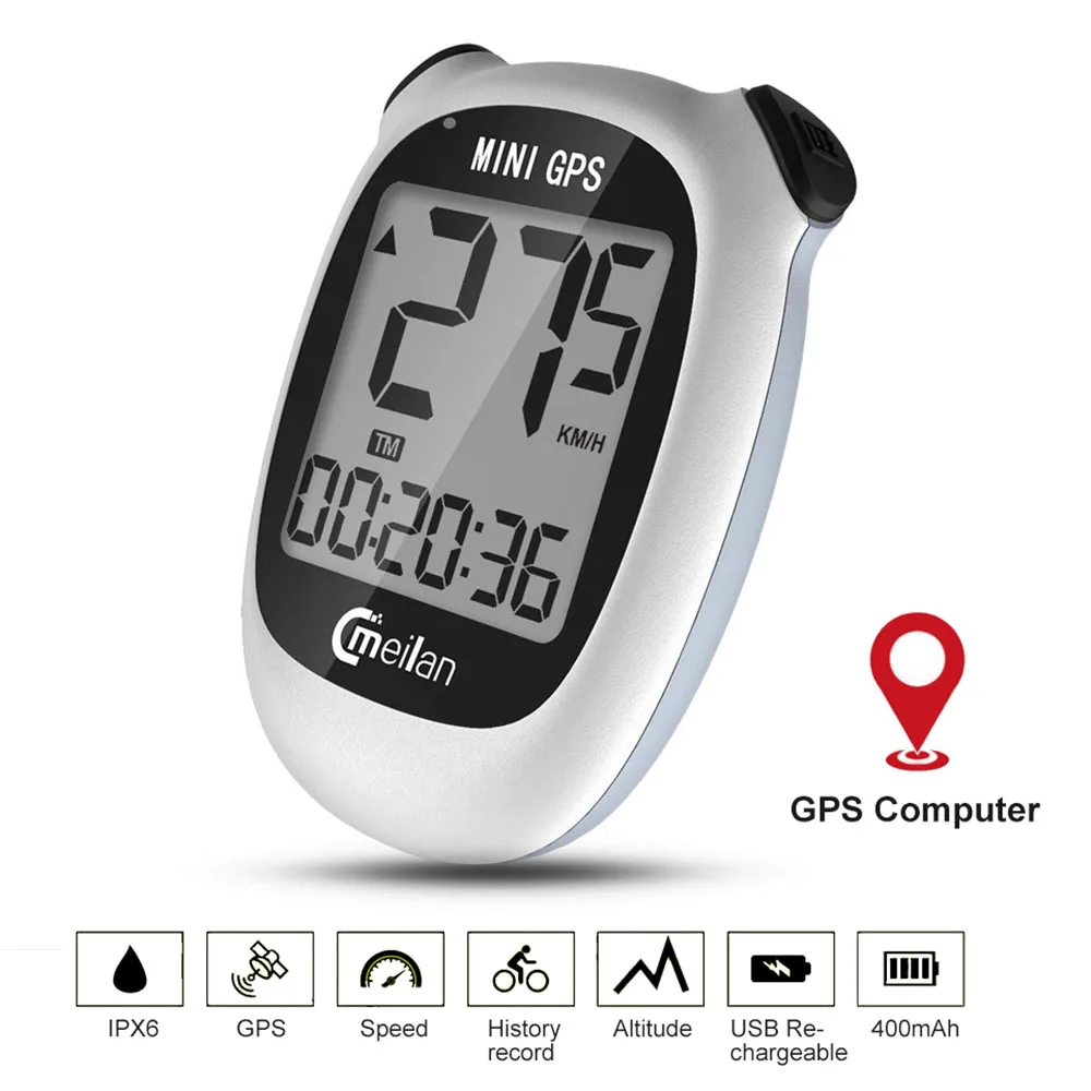 

Mini GPS Bike Computer Cycling Computer Bicycle Speedometer and Odometer Waterproof Computer with LCD Display