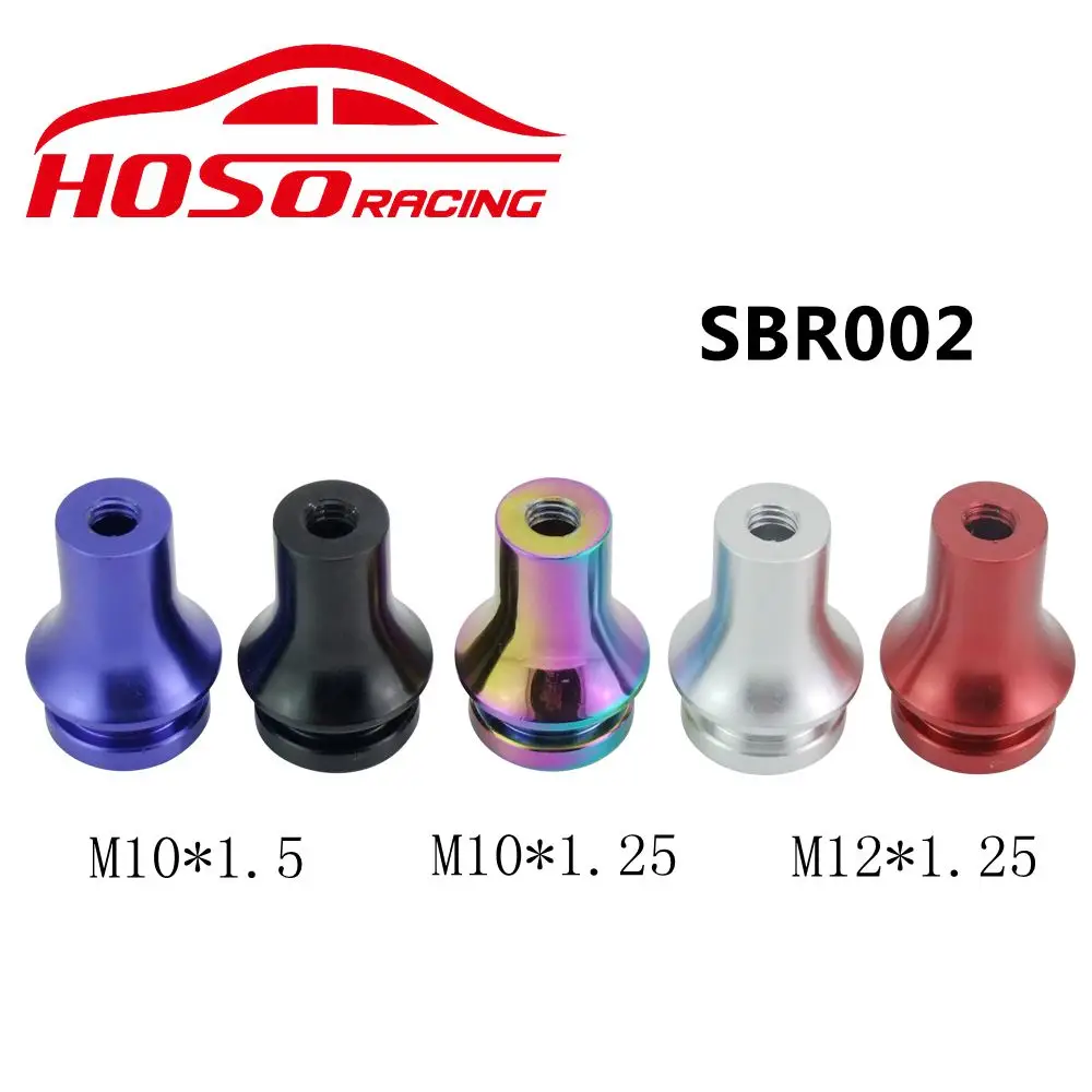

aluminum Gear Shift Knob Boot Retainer Adapter M10*1.5/M10*1.25/M12*1.25 for honda subaru mazda mitsubishi