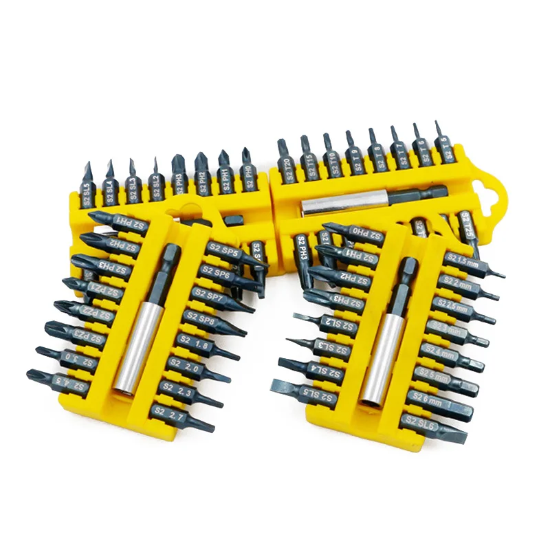 New 17Pcs/Set 4 Type Tamper Proof Torx Hex Star Bit Magnetic Holder Screwdriver Bits Magnetic Holder Screwdriver Bits Set