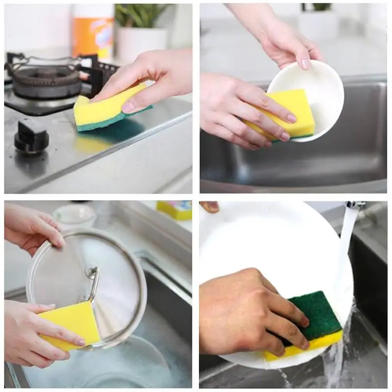 10*7*3 многофункциональная кухонная Чистящая губка-ластик для мытья посуды! Высокое Впитывающее средство Kichen/губка для чистки посуды