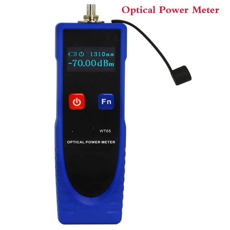

Portable power meter, universal interface, mini optical power meter have 6 wavelength selection.