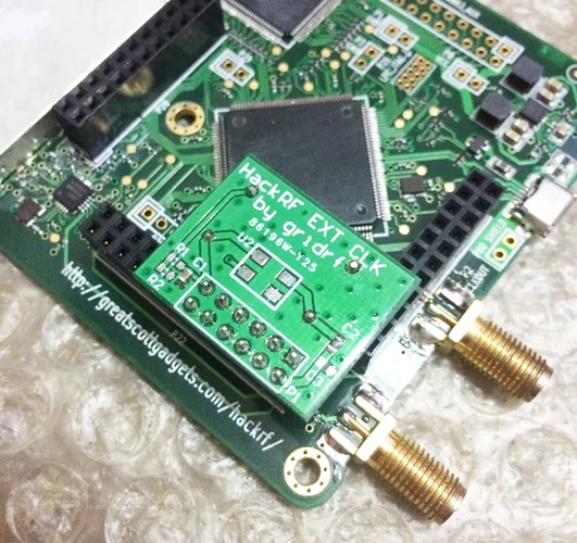 

HackRF external high precision TCXO clock PPM0.1/PPM2.5