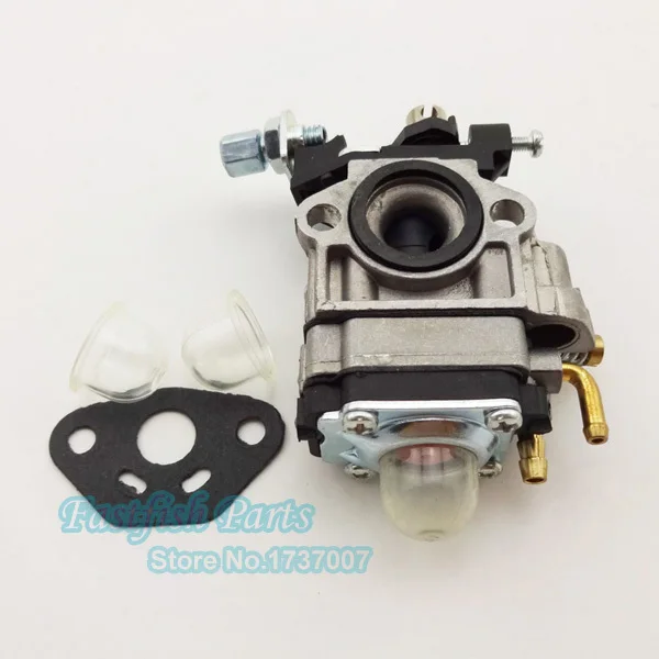 10mm Carb Carburetor with Primer Bulb & Gaskets For 23cc 26cc 33cc Viza Viper Zooma Bladez Goped