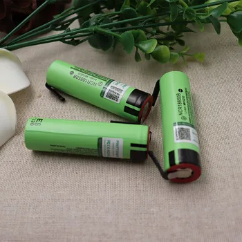 

2pcs 18650 battery 100% Original NCR 18650B 3400mAh battery 3.6V Rechargeable Li-ion battery 3400mAh+DIY Nicke+Free shipping