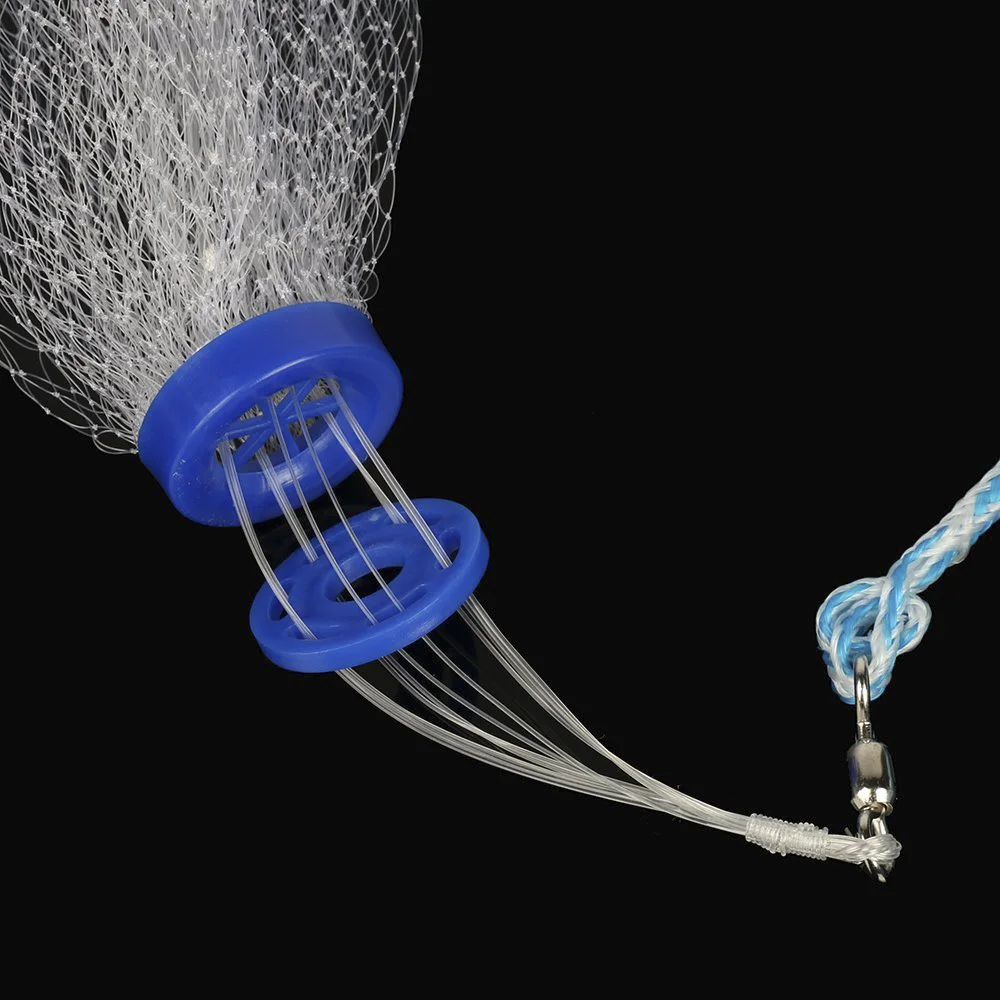 fishing cast net top detail