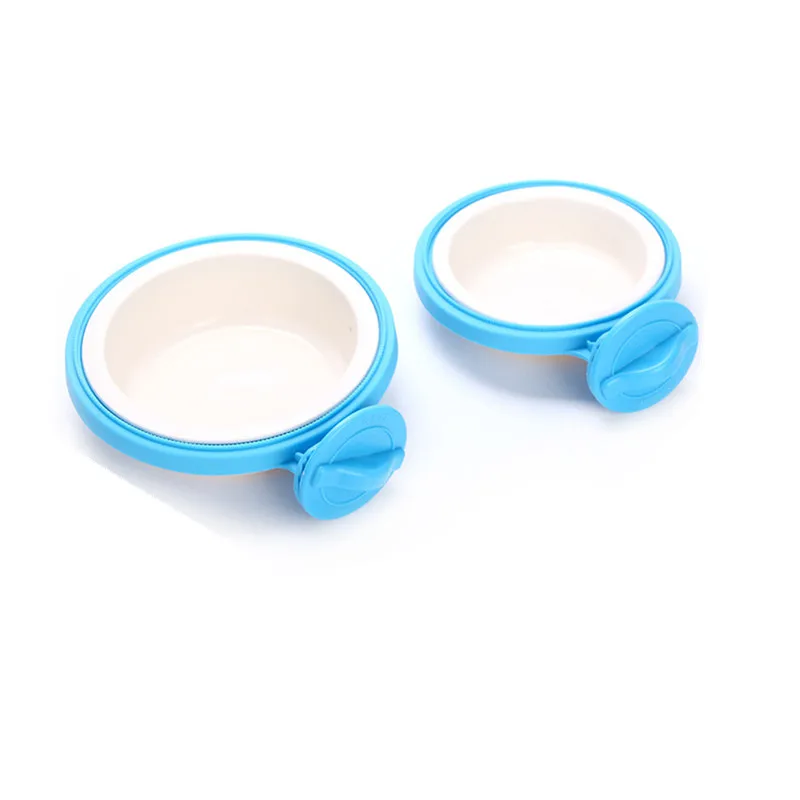  Pet Feeder Crate Dog Bowl Water Food Feeder Bows Cage Coop Cup for Dogs,Cats,Birds,Small Animals indoor dry dog food  MayO8 (5)