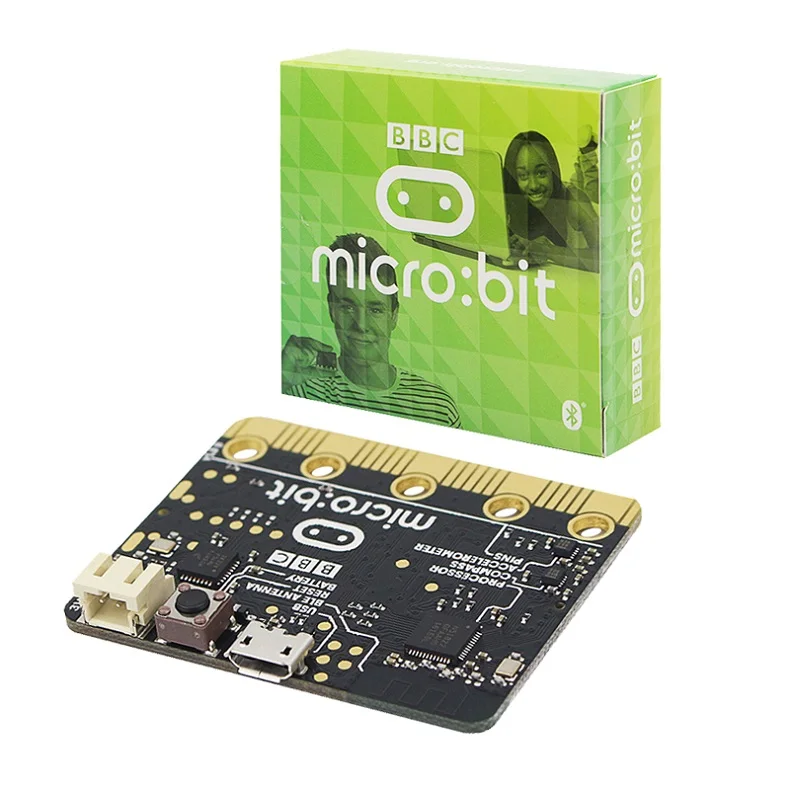 BBC micro: бит V1.3B nRF51822 KL26Z 256кб флэш-Cortex-M0 компьютер+ батарейный блок+ USB кабель для зарядки для обучения программированию - Комплект: Комплект 1