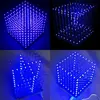 8x8x8 LED Cube 3D Light Square Blue LED Electronic DIY Kit ► Photo 1/6