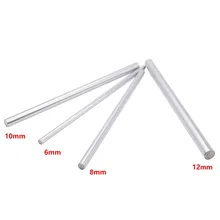 2 tiges linéaires, 8mm 8x300mm 400mm 450mm 500mm 600mm 700mm 800mm 8mm x 300mm, Rail de revêtement de cylindre, arbre linéaire, axe chromé, pièces cnc