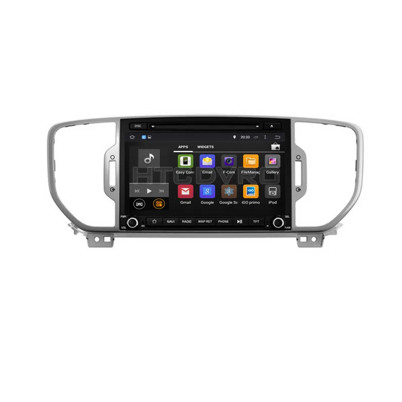 Excellent YMODVHT 8inch 4G Octa Core Android 9.0 7.1 Car DVD Player for Kia Sportage 2016- GPS Auto RDS Radio Audio Video Stereo 2