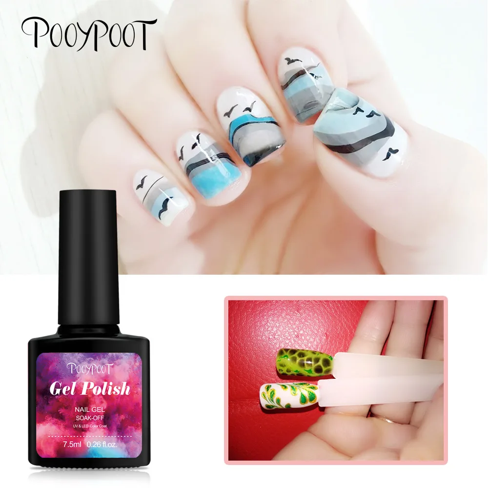 Pooypoot Blossom Gel Nail Polish Magic Blooming Effect Gel Lacquer Soak off UV Nail Gel Varnishes Nail Art Design DIY Decoration Pooypoot Blossom Gel Nail Polish Magic Blooming Effect Gel Lacquer Soak off UV Nail Gel Varnishes Nail Art Design DIY Decoration