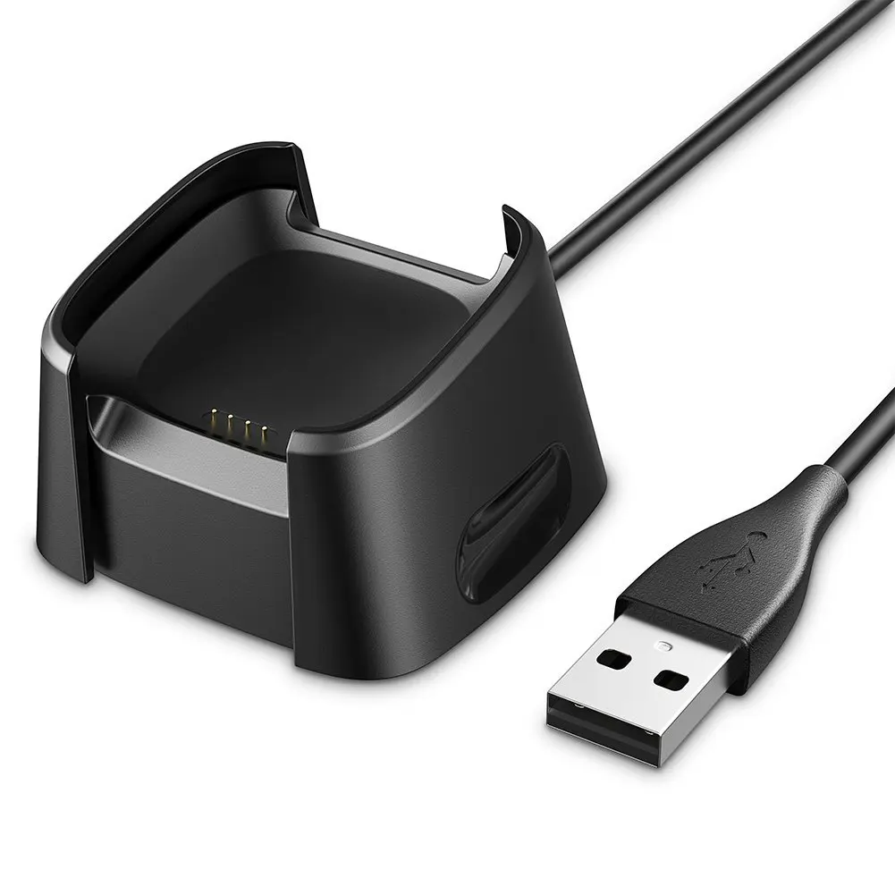 

Charging Base Desktop Charger For Fitbit Versa Watch Charging Cradle Dock USB Data Charging Cable For fitbit versa Smart Watch