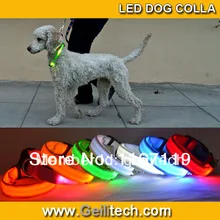 Super Value Pricing High Quality Freeshipping Nylon LED Dog Collar With 3 Flashing Mode 8colour ботинки super mode super mode su013awvjg17