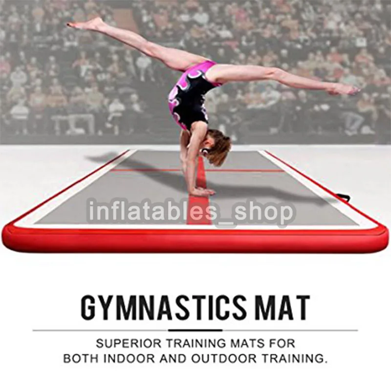 

Inflatable Gymnastics 3M 4M 5M Tumbling Air Track Floor Trampoline for Girl birthday Gift Home Use/Training/Cheerleading/Beach