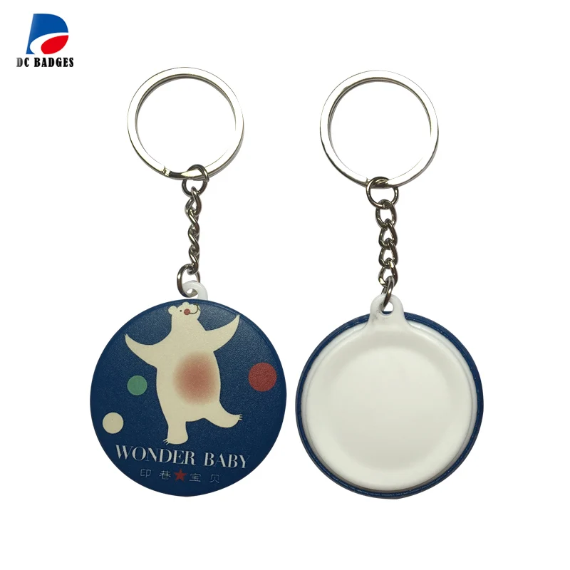 Buy free shipping DIY keychain buttons 100pcs of