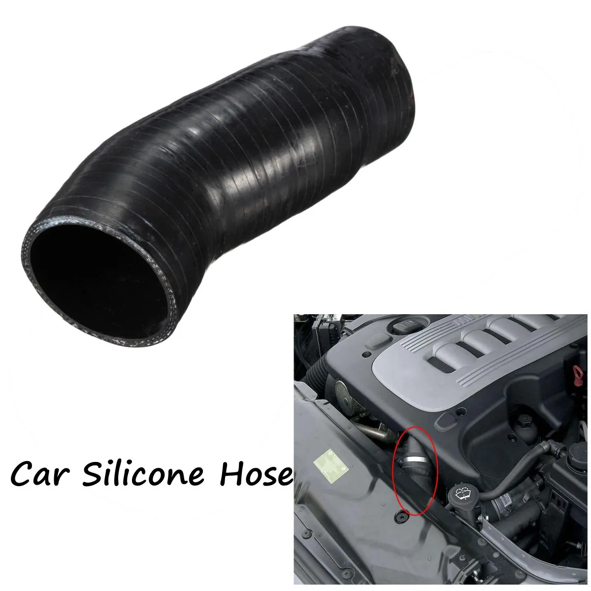 

Car Silicone Intercooler EGR Hose TDCi Turbo Boost Pipe 1167799401 For BMW E60 E61 5 SERIES 530d 525d