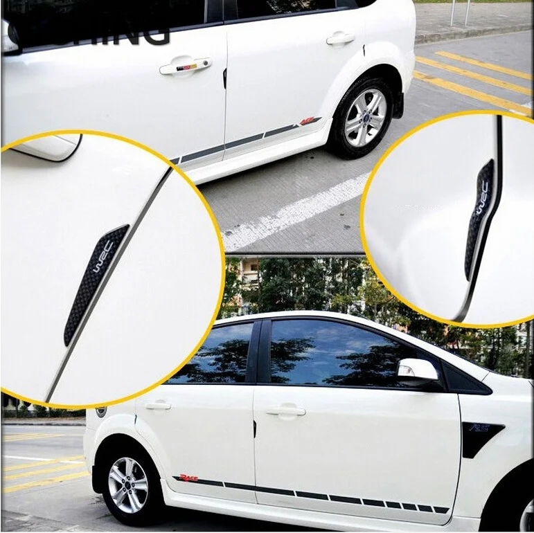 Автомобильные стильные защитные наклейки на двери для skoda octavia a7 peugeot 308 prius kia sportage
