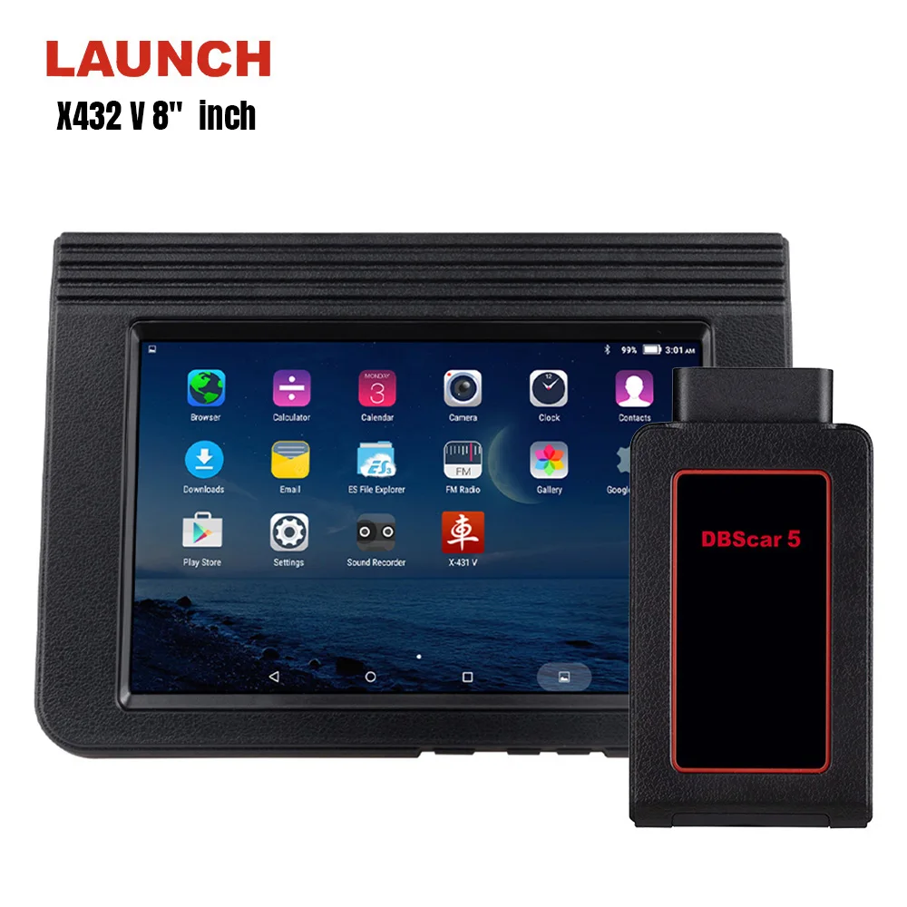Новинка 2019 LAUNCH X431 V 8 дюймов Bluetooth/Wi Fi Автомобильная полная система