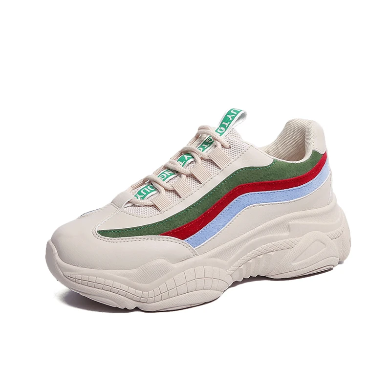 

Women Casual Shoes 2019 Autumn Mesh Women Shoes Platform Lace-Up Fashion Breathable Tenis Feminino Women Sneakers zapatos Mujer