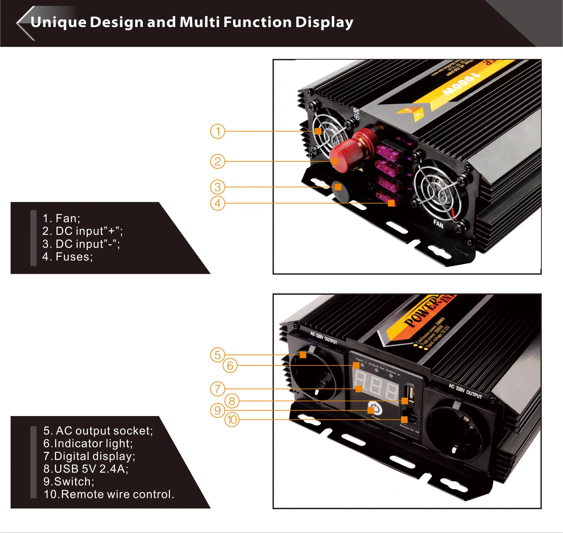 600 WInverter солнечный конвертер энергии DC 12 В AC 220 50 Гц/60 Гц инвертор onduleur Wechselrichter с гарантией