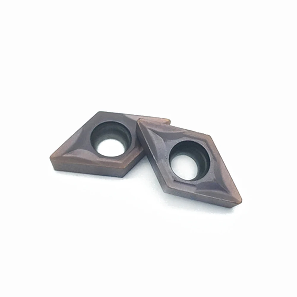 

DCMT070204 VP15TF 10PCS External Turning Tools DCMT 070204 Carbide insert Lathe cutter Tool Tokarnyy turning insert