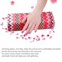 Маникюр подушки Волна печати рук владельца подушки ногтей рука Полотенца инструмент остальные Подлокотник Ногтей Книги по искусству