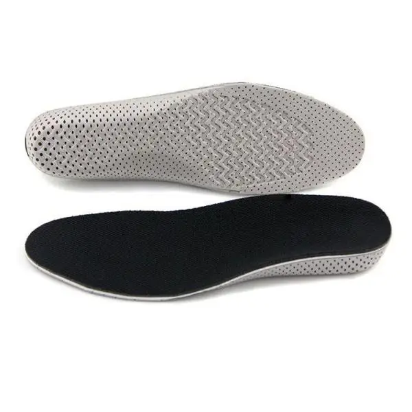 Unisex Memory Foam Invisible Arch Heel 2cm Taller Height Increase Insoles for Women Mens Shoes Cushion