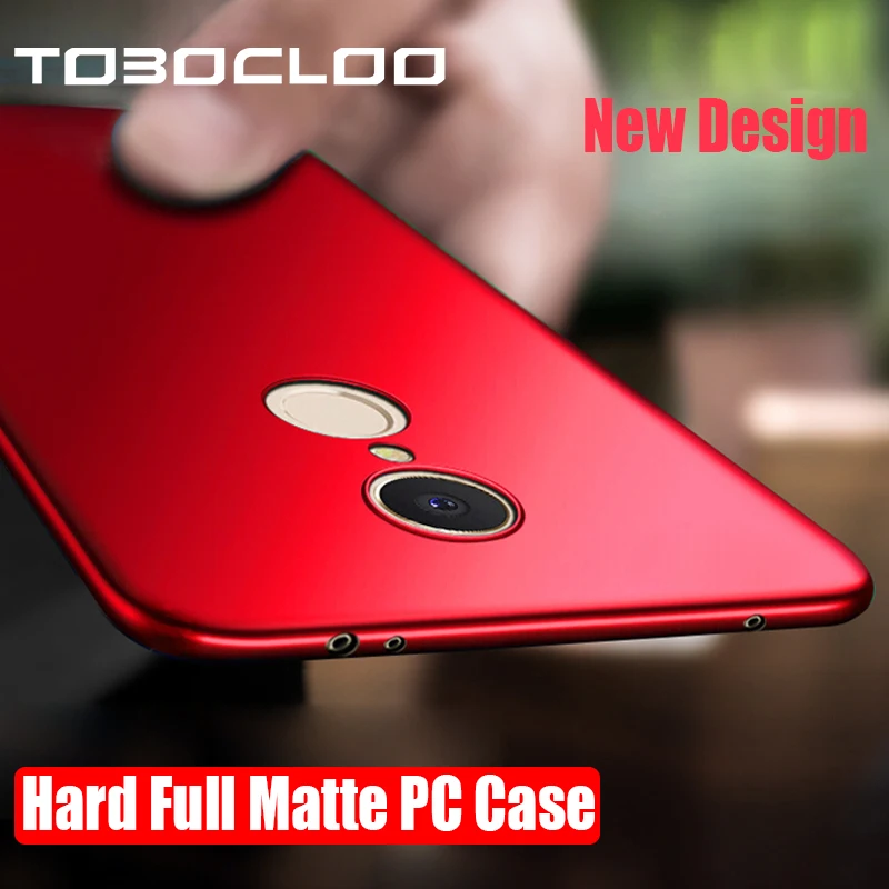 

Slim Case Tobocloo Brand For XiaoMi RedMi 5 5Plus Plus Note 5A Pro Prime Mi5 MiA1 Mi 6 5s 5X Case Full Hard PC Protective Cover