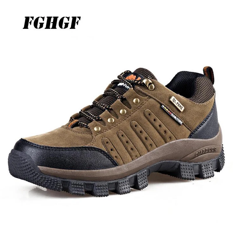 

The new Waterproof men's high top shoes wear-resisting Casual shoes The movement style tourism shoes Large size 36-47