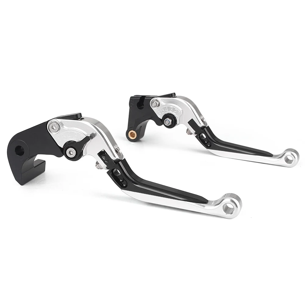 CNC Aluminum Alloy Adjustable Foldable Folding Extendable Brake Clutch Levers Set for Yamaha YZF R1 2004-2008 & R6 2005-2016 & R6S CA 2006 & EU 2006-2007