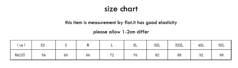 panty size chart 