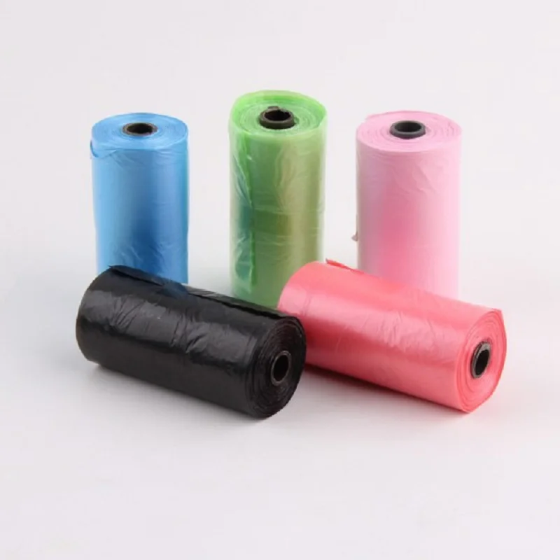 

20pcs/roll 27*24cm Pet Waste Bags Dogs Cats Poop Bag Biodegradable Garbage Pet Dog Waste Bags For All Pets Random Color