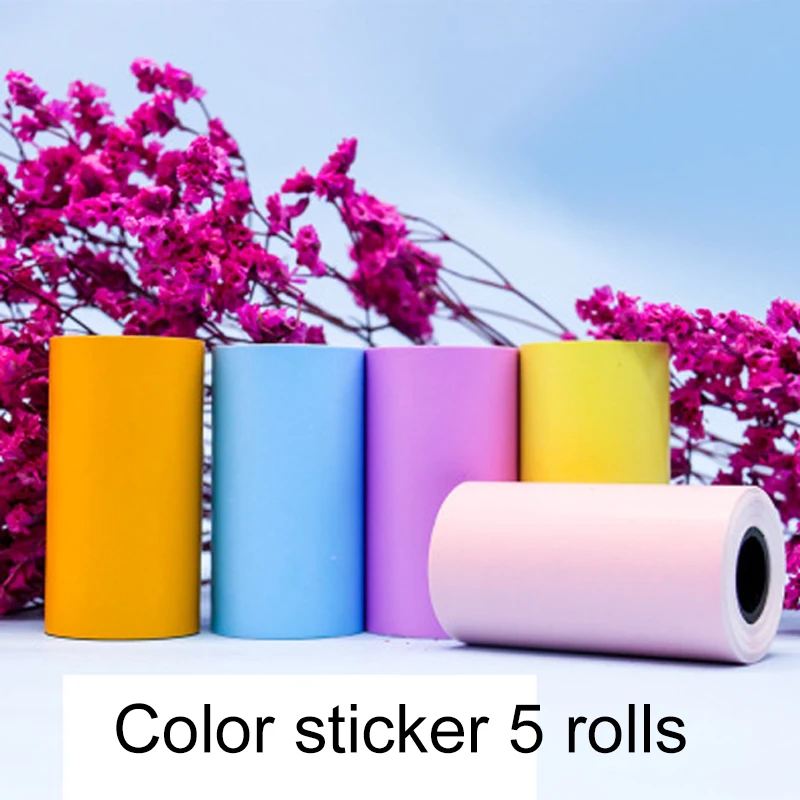 color sticker 5 rolls