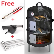 Draagbare Size Staal BBQ Barbecue Grill Compact Houtskool Barbecue Grill Borstel voor Outdoor BBQ Accessoires Clip Clamp