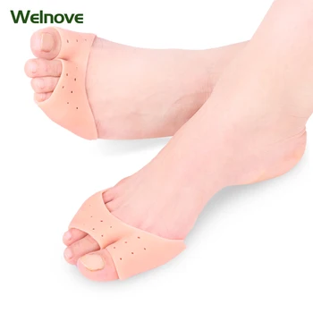 

1 Pair Silicone Toe Sleeve Foot Protection Ballet High Heels Hallux Valgus Gel Protective Protector Care Tool Massge Z57101