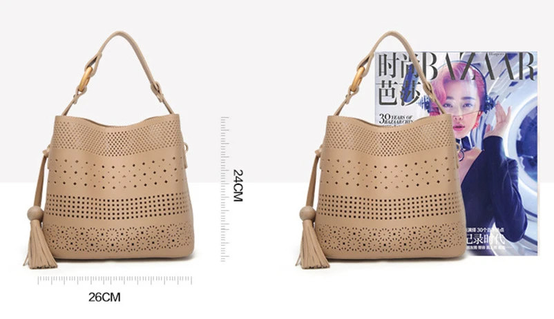 Nevenka Hallow Out Shoulder Bag Women Casual Totes with Tassel01