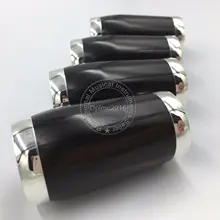 3 шт. Grenadilla древесины Bb кларнет ствол дерева 61 мм+ 63 мм+ 65 мм с серебряным покрытием