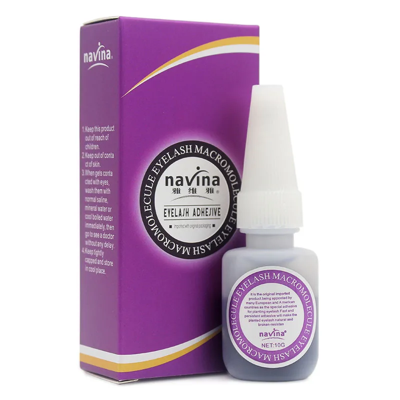 Navina 10g Professional Eyelash Extension Glue Makeup Adhesive Black