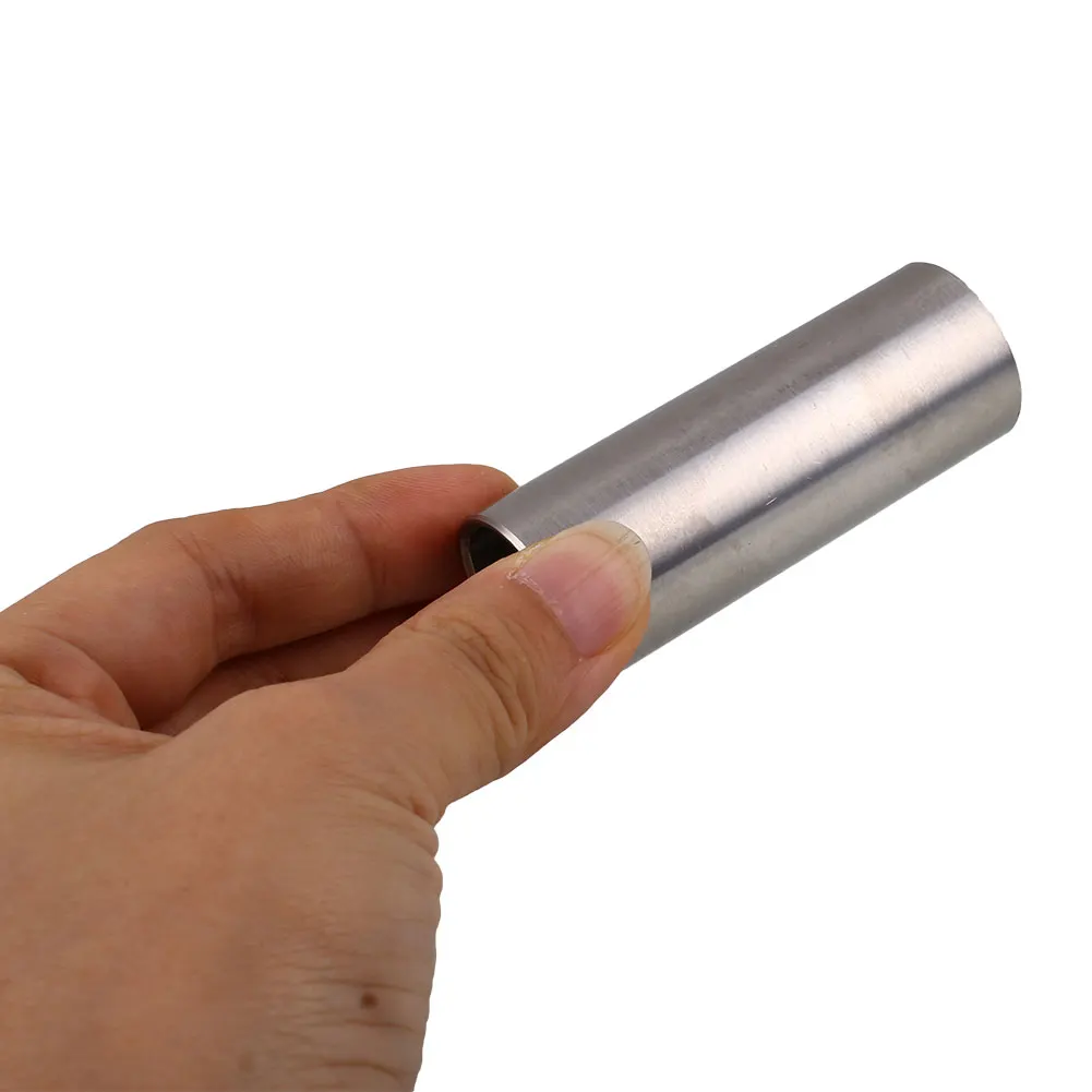 60mm Stainless Steel Electric Guitar Slide Metal Finger Knuckle Slides Silver Acoutic Guitar